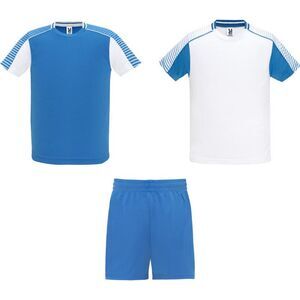 Roly Unisex Adult Juve Sports Sports Set / White/Royal Blue